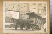 A two horse Express on the north side of Washington St. opp. Brenham Place. April 11/28