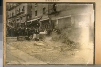U.S. Customs burning Opium & Pipes on Grant Ave. in 1922
