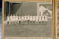San Francisco Fire Dept. Field Day July 4/24 L to R: Barron, Casseley, Lotleitz, Bustin, Papa, O'Shea, Barnacle, McGurn, McElway, Medisa, Maher, Ramus, McInerney