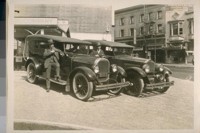 R. to L.--Paul Backaracco & Chas. Keck, S.F. [San Francisco] Police Shotgun Detail. Sept. 1925