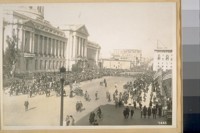 Polk St. side of City Hall. Reception to Gen. Fouch
