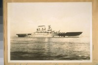 N.S.S. Saratoga the air-plane ship at San Francisco. April 1928