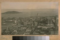 Looking East fr. Sacramento and Grant Ave. On the roof of Build. 1920