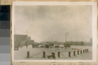 This is where on Sept. 30/26 Col. Alexander S. Williams of the U.S. Marin [Marine] Corps in his auto went over board and was drowned between Piers 38 and 40 - opposite Townsend St. This photo is looking south - from Pier 38