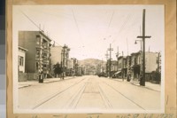 South on Folsom St. from 24th St. July 1928