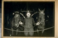 Engineer Frank Crockett at 20 - Engine House at 2117-Filbert St., 1919