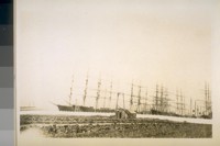 Three views of the Alaska Packers Fleet at the Alaska Packers ship yard on the south side of the estuary Alameda. Oct. 5/28