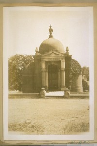 May 4th 1929. The tomb in Laurel Hill Cemetery to Hugh Huger Toland M.D. Born in [Guilden?] Creek South Carolina