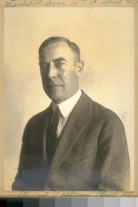 August Vollman [Vollmer], Chief of Police of Berkeley, Calif., April 1922
