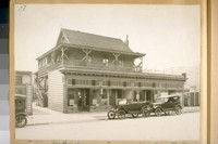 The Old Road House on the South Side of Fulton St. between Divisadero and Broderick Sts. Built around 1870--Photo taken Sept 1924