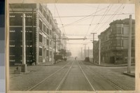 East on North Point St. from Larkin St. January 1925