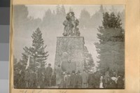 N.S.G.W. [Native Sons of the Golden West] Monument at Donner Lake, 1917
