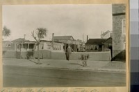 The last of Old Car-ville at the Beach, on the east side of 48th Ave. or 1608-48th Ave. J.B. Cook at fence