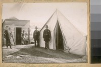 Sergt. Of Police Sills at his camp in Lobus [Lobos] Square, April 18-06