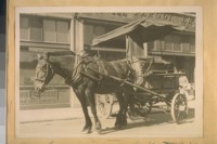 A one horse Express on the North side of Washington St. bet. Battery & Front Sts. April 5/28