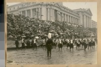 Shrine Convention, June 10th to 17th, 1922. Parade June 13/22 passing reviewing Stand at City Hall