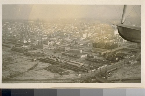 City of San Diego from the air. July 1922