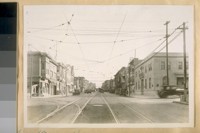 South on Divisadero St. from O'Farrell St. Sept. 1926