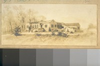 The New House of D. Ghirardelli at Hillsborough, San Mateo Co. Taken 11/24/24