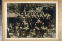 This photo was taken in August 1905 of the China Town Squad, San Francisco Police Dept. Top Row - Left