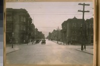 Looking West on Fell St. fr. Devesadero [Divisadero] St. 1921