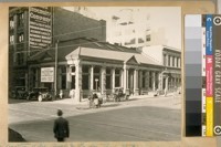 The old location of the Anglo and London Paris National Bank. North East cor. Sansome & Pine Sts. Sept. 22/26. Now being torn down
