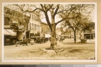 June 1935 - Plaza from Park entrance, Ashland, Oregon