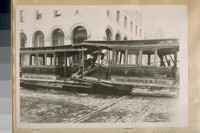 An other view of the same wreck, May 7/26 [wreck at Sansome Street, after running from Powell Street down California Street Hill.]