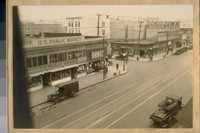 North side of Mission St. at 19th St. Feb. 1925