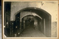 The Old City Prison in the Basement of the City Hall. McAllister and Larkin Sts. 1895