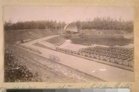 The Old Music Stand in Golden Gate Park in 1889 - stood where the Tennis Courts are now, 1900