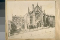 The Old Star King Church on Geary St. bet. Dupont & Stockton in 1877