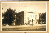 July 1936. City Hall, Tracy, Calif