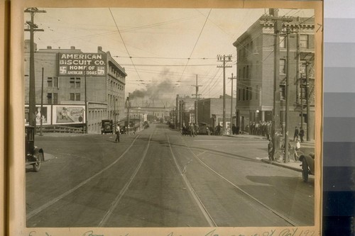 East on Broadway from Sansome St. Oct. 1923