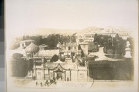 The main entrance to Woodward's Gardens. N.W. cor. 14th & Mission St