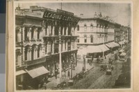 Roos Bros. - S.W. cor. Post & Kearny St. in 1878
