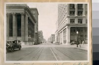 North on Sansome St. from Calif. St. May 1926