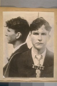 Alphonse Reilly. San Quentin. 46764. Executed Mar. 14.1930. Age - 22. In hold up of a shoe store in Los Angeles, shot & killed proprietor. Came to coast from St. Louis, Mo. Was in Navy and became straggler & deserter - 2.24.1927. Arr. Long Beach, & released to Navy Suthorities [sic]