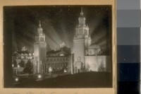 P.P.I. Ex. [Panama-Pacific International Exposition] 1915. [Italian Towers at Night.]