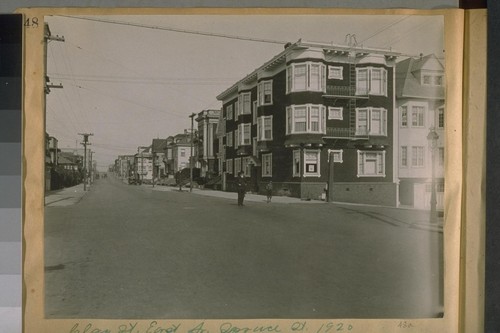 Clay St. East from Spruce St., 1920