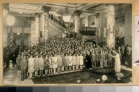 S.F. [San Francisco] Public School Thanksgiving Concert at the Fairmont Hotel - 1926 - conducted by Miss Estelle Carpenter