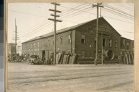 This is the oldest building on Main St., it was saved from the fire of April 18/06. N. E. corner Main and Folsom St. Built about 1875. Taken Nov. 29/24