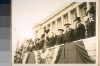 Nov. 3/28. [The annual inspection of the San Francisco] Police Dept. with Mayor Jas. Rolph Jr., Theo. J. Roche, Jesse B. Cook, Andrew F. Mahony and Thos. Walsh, Det. Sergt
