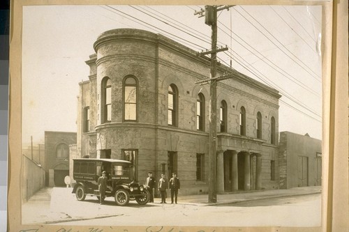 The Old Mission Police Station on 17th St. between Folsom and Harrison Sts. Sept. 1924