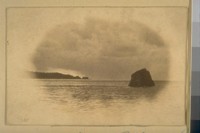 Fort Point from Shag Rock in San Francisco Bay off Alcatraz Island in 1894. [Photograph by Tyler.]