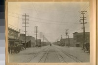 South on Railroad Ave. from Evans Ave., July 1922