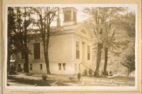 Taken on Dec. 1/31. Sierra Co. Court House, 1853, Downieville, Calif