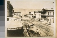 North on Broadway from 13th St. in 1870, Oakland