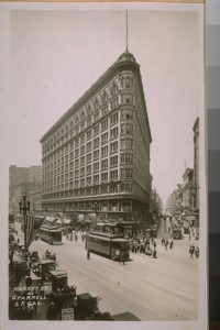 West fr. Market St. and Grant Ave., Phelan Bldg., 1921