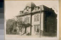 This is the school I attended in 1867 and 1868 at Marysville Yuba Co. Calif. J.B. Cook